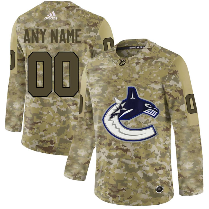 Vancouver Canucks Camo Men's Customized Adidas Jersey,We sell and wholesale Vancouver Canucks Camo Men's Customized Adidas Jersey on line form chian!